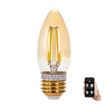 B.V. LED Izzó FILAMENT C35 E27/4,5W/230V 2700-6500K - S10301K88 kép