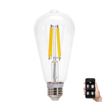 B.V. LED Izzó FILAMENT ST64 E27/6W/230V 2700-6500K - S10301K80 kép