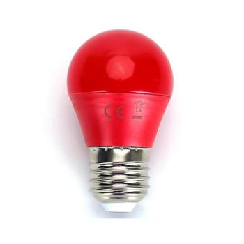 B.V. LED Izzó G45 E27/4W/230V piros - 100003OGB kép