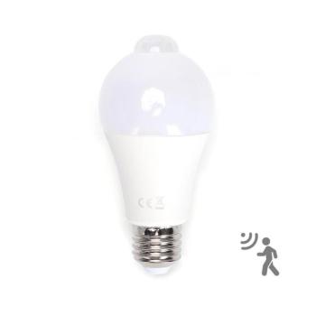 B.V. LED izzó mozgás- és alkonyatérzékelővel A60 E27/12W/230V 6500K - B10105JCO kép