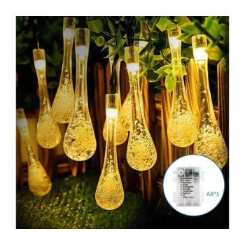 B.V. - LED kültéri díszfényfüzér 50xLED/8 funkció 3xAA 5,3m IP44 meleg fehér B10303K58 kép