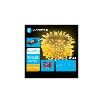 B.V. - LED kültéri karácsonyi fényfüzér 300xLED/8 működési mód 33m IP44 meleg fehér B10303JH0 kép