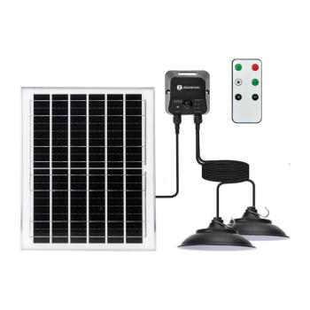 B.V. - LED napelemes csillár 2xLED/70W/12V 12000 mAh 6500K átm. 23,5 cm + távirányító B1020135T kép