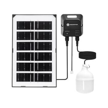 B.V. - LED napelemes csillár/35W/12V 3000 mAh 6500K átm. 10 cm B1020134N kép