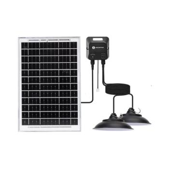 B.V. - LED napelemes csillár érzékelővel 2xLED/35W/12V 6000 mAh 6500K átm. 15 cm B1020135O kép