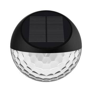 B.V. - LED Napelemes fali lámpa LED/2W/1,2V fekete 2700K IP44 B10201NO4 kép