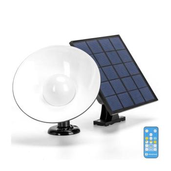 B.V. - LED Napelemes fali lámpa LED/3,2V 3000K/4000K/6500K IP65 + távirányító B10201L81 kép