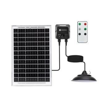B.V. - LED napelemes függőlámpa zsinóron, érzékelővel LED/3,7V 6000 mAh IP65 + távirányító B1020135R kép