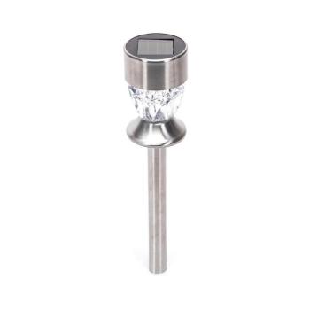 B.V. - LED napelemes lámpa LED/1,2 lm/1,2V 35,5cm króm 2700K IP44 B10201NN5 kép