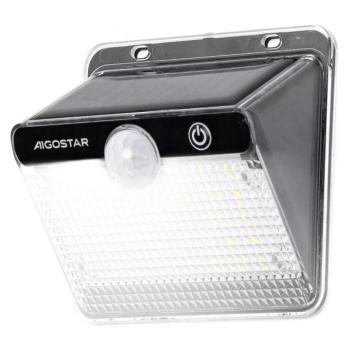 B.V. -LED napelemes lámpa érzékelővel LED/3,7V 6500K 1200 mAh IP65 fekete B1020136J kép