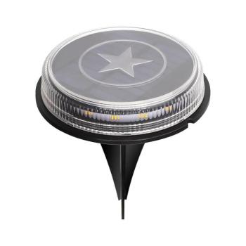 B.V. - LED Napelemes lámpa LED/0,6W/5,5V 24,5 cm 3200K IP66 fekete B10201WXM kép