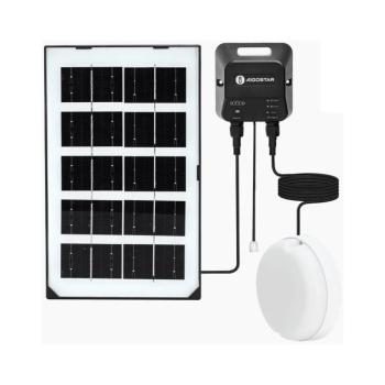 B.V. - LED napelemes lámpa LED/35W/12V 3000 mAh 6500K átm. 16,8 cm B1020135E kép