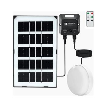 B.V. - LED napelemes mennyezeti lámpa érzékelővel LED/3,7V 3000 mAh IP65 + távirányító B1020135I kép