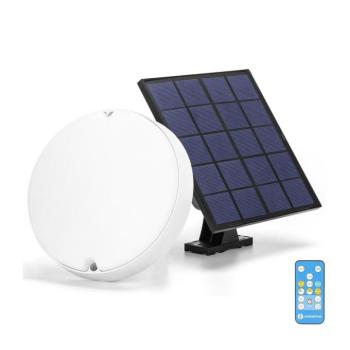 B.V. - LED Napelemes mennyezeti lámpa LED/3,2V 3000K/4000K/6500K IP65 + távirányító B10201L82 kép