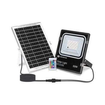 B.V. - LED RGB állítható szolár reflektor LED/50W/3,2V IP66 + DO B1020133E kép