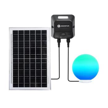 B.V. -LED RGB dimmelhető kültéri MESH lámpa 35W/3,7V 4000mAh 2700-6500K IP65 átm. 50 cm S1030234B kép