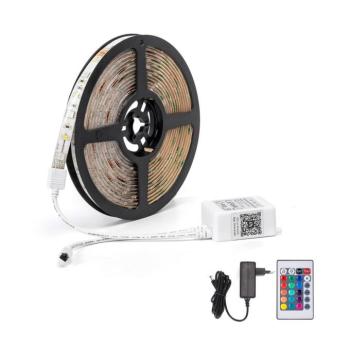 B.V. - LED RGB dimmelhető szalag 6,5m LED/16,5W/12/230V 3000K Wi-Fi S10203ZTF kép