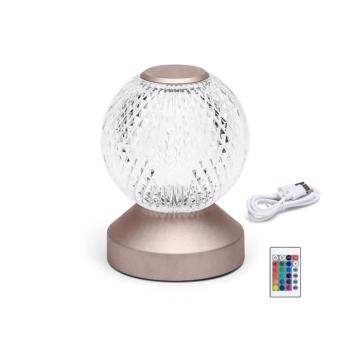 B.V. -LED RGB Dimmelhető újratölthető asztali lámpa LED/1W/5V 1800mAh 13,5cm + távirányító B10311K8O kép