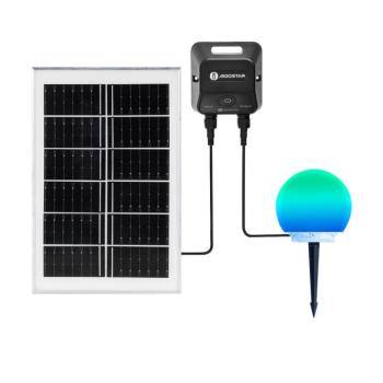 B.V. -LED RGB Fényerőszabályozható kültéri lámpa MESH 20W/3,7V 4000mAh 2700-6500K IP65 átm. 20 cm S1030233V kép
