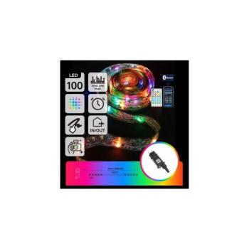 B.V. - LED RGBICW Kültéri karácsonyi fényfüzér 100xLED/10W/230V 10m IP44 + távirányítóval S104033U5 kép