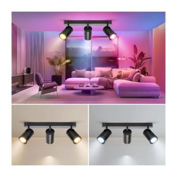 B.V. - LED RGBW dimmelhető MESH spotlámpa 3xLED/4,9W/230V 2700-6500K fehér+távirányító S10303QF9 kép