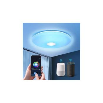 B.V. - LED RGBW Wi-Fi stropní svítidlo 18W, pr. 34 cm, stmívatelné 102800QZB kép