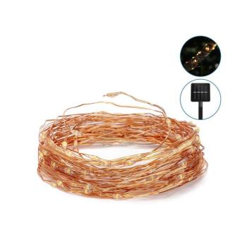 B.V. - LED Szolár lánc LED/8 funkciók 12m IP65 meleg fehér B10202H8L kép