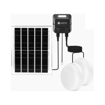 B.V. - Napelemes LED lámpa 2xLED/70W/12V 12000 mAh 6500K átm. 20,5 cm B1020135H kép