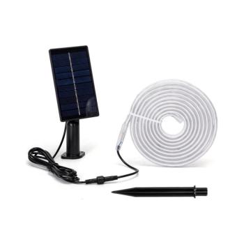 B.V. - RGB LED, fényerőszabályozható napelemes szalag LED/1,6W/3,2V 5 m IP65 + távirányító B10201NY6 kép