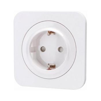 B.V. - SCHUKO fali aljzat kerettel 250V/16A fehér AI2749+AI2747 kép