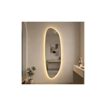 Baltica Design-LED Háttérvilágítással ellátott tükör STONE FLUID LED/15W/230V 2700K 155x50 cm IP65 5904107933146 kép