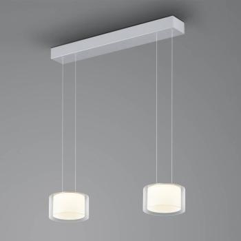 BANKAMP Grand Clear LED-es függőlámpa, két lámpával kép