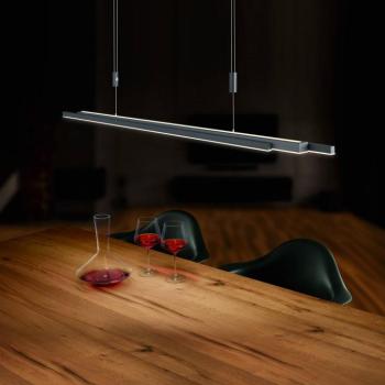 BANKAMP L-lightLINE LED ZigBee fel/le antracit kép