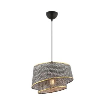 BARETTE függőlámpa kábellel 1xE27/60W/230V szürke/arany 390FLH2489 kép