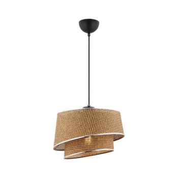 BARETTE kábeles csillár 1xE27/60W/230V barna/fényes króm 390FLH2482 kép