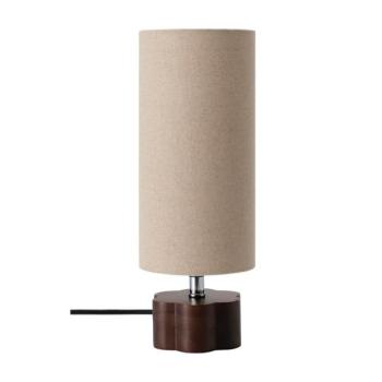 Barna-bézs len asztali lámpa (magasság 33,5 cm) Joline – Ellos Home kép