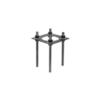 BASE szerelőtalp kültéri világítóoszlophoz, 20×20 cm, fekete 004432 kép