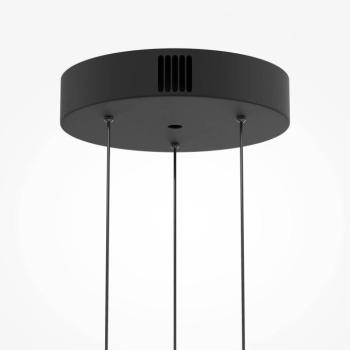 Bassa LED lógó világítás, barna, Ø 45 cm, üveg, dimmelhető kép