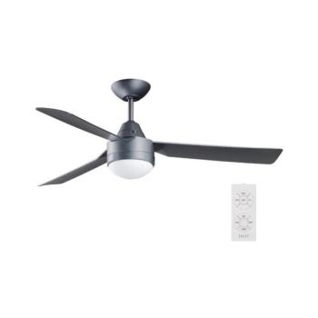 BAYSIDE 531017 - Mennyezeti látor MEGARA 2xE14/15W/230V antracit + távirányító 531017 kép