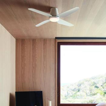Beacon LED mennyezeti ventilátor Aria CTC, fehér, 122 cm, csendes kép