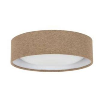 Beacon mennyezeti lámpa Uno, bézs, textil, Ø 25 cm, GX53 kép