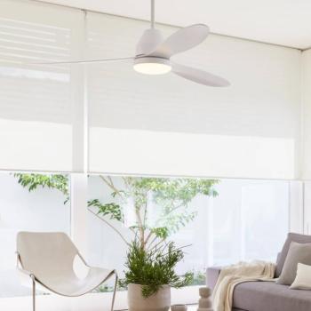 Beacon mennyezeti ventilátor világítással Whitehaven fehér csendes kép