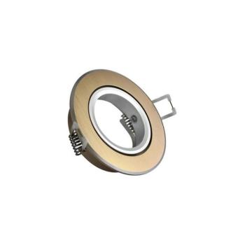 Beépíthető lámpa EAST OPAL 1xGU10/8W/230V átm. 8,5 cm arany 301574 kép