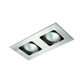 Beépíthető lámpa OCZKO GUESTO 2xGU10/40W/230V HC001-2 kép