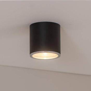 BEGA LED-es felszíni spotlámpa Studio Line, fekete/alu, Ø 9 cm, alumínium kép