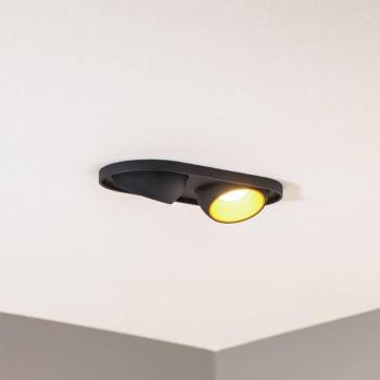 BEGA LED-es süllyesztett spotlámpa Studio Line, fekete/réz, 2 lámpás. kép