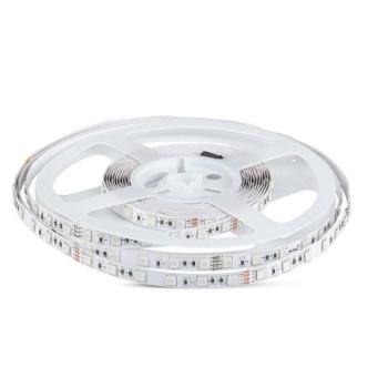 Beltéri LED szalag, 10 w, 6500K, hideg fehér, 830 lm/m, 24V, 120°, CRI>80, V-TAC, 212430 kép