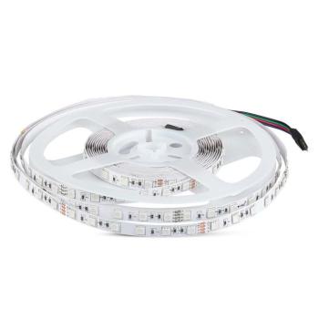 Beltéri LED szalag, 7 w, RGB, 140 lm/m, 24V, 120°, V-TAC, 212592 kép