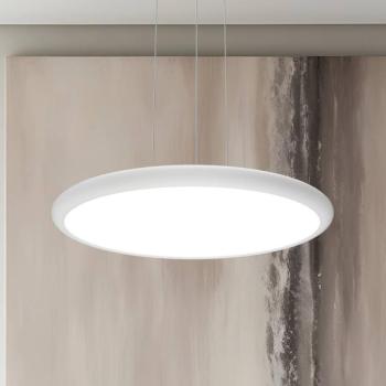 Benett LED lógó lámpa, fehér, Ø 50 cm, fém/akril kép