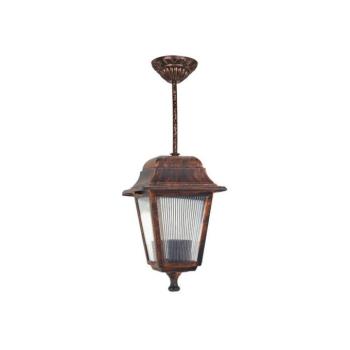 BERGAMO-H kültéri függeszték E27 IP44 műanyag 160x160x460mm antik 3241910 VITO kép